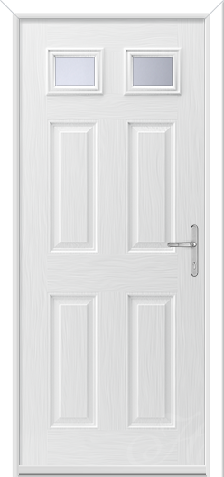 Camarque 2 composite door in White