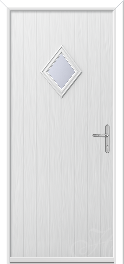 Chimaera 1 composite door in White