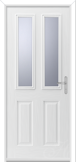 Esprit 2 composite door in White