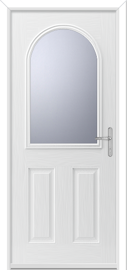 Snipe 1 composite door in White