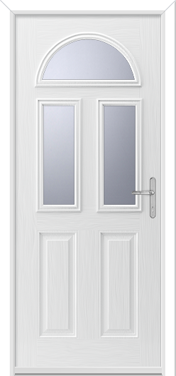 Tuscan 3 composite door in White
